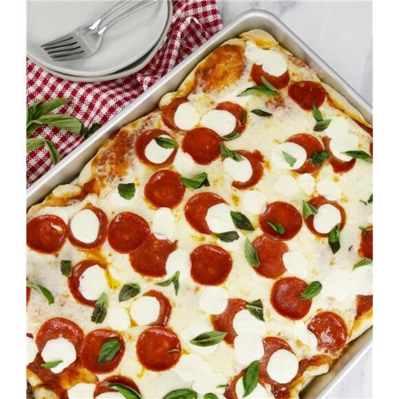 Pan Bakeware Half Sheet Pan, Warp Resistant Nonstick Baking Pan, Made inthe USA - Picture 6 of 7